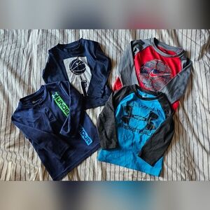 4 - Size 2T Boys Shirts Nike & Under Armour